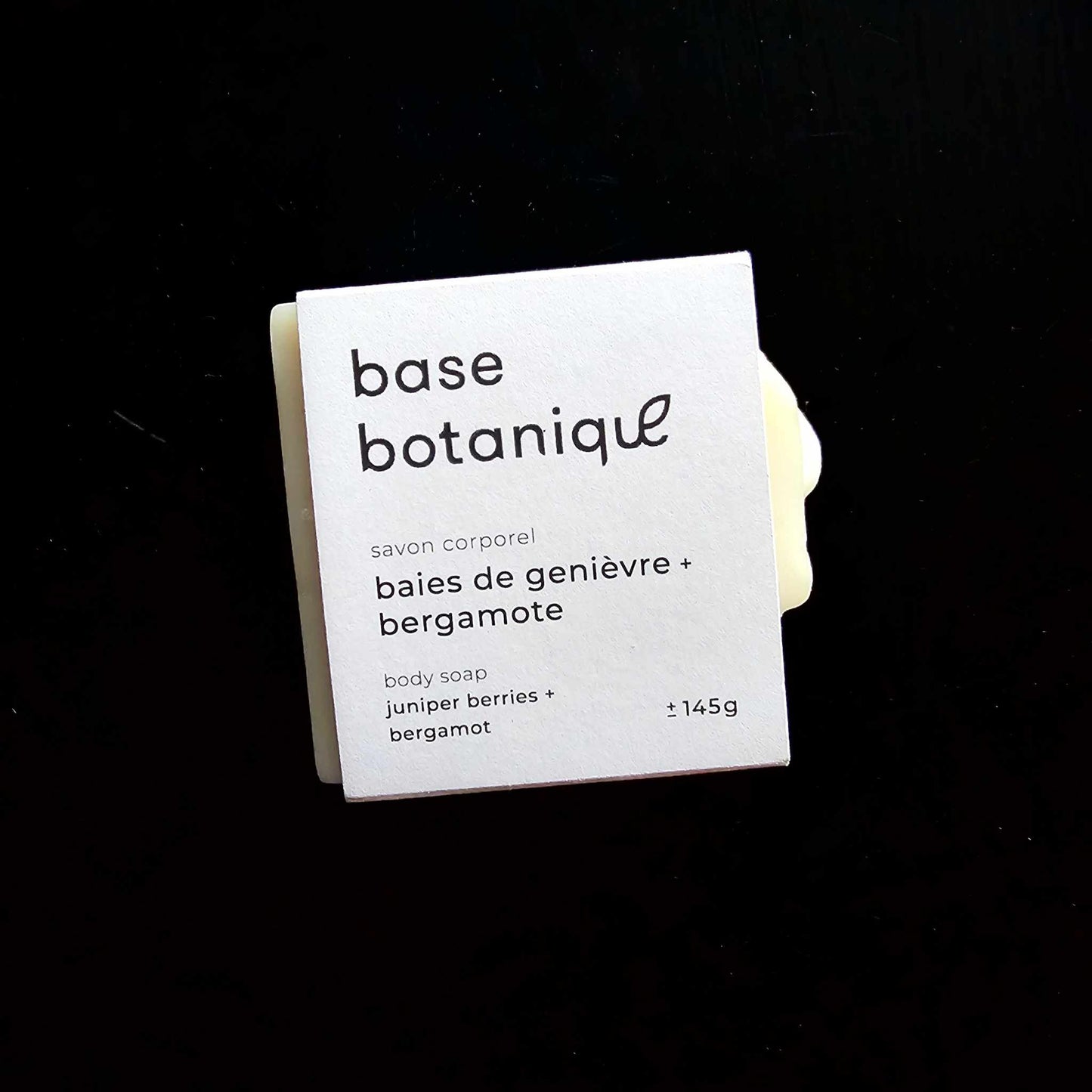 Savon - Base Botanique | baies de genièvre et bergamote