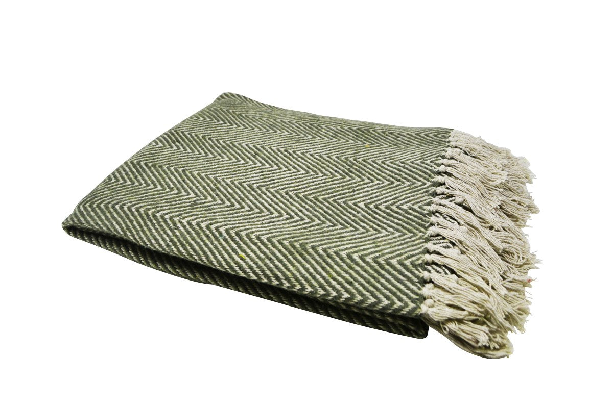 jete-zigzag-vert,jete,couverture,lit,deco