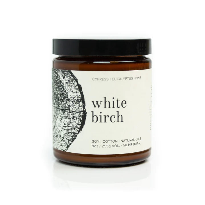 Bougie de soya - White Birch