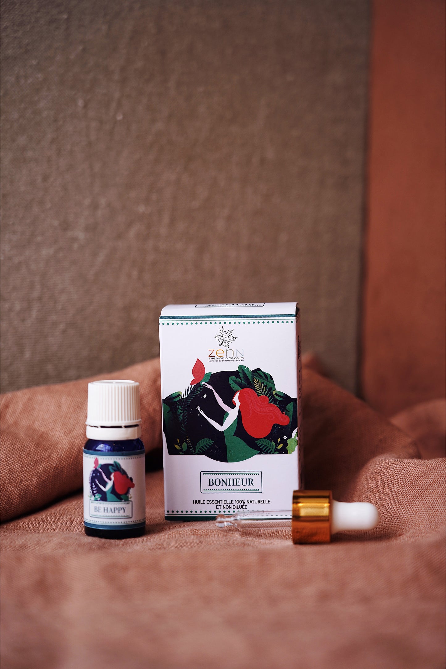 Mélange d'huiles essentielles - Bonheur