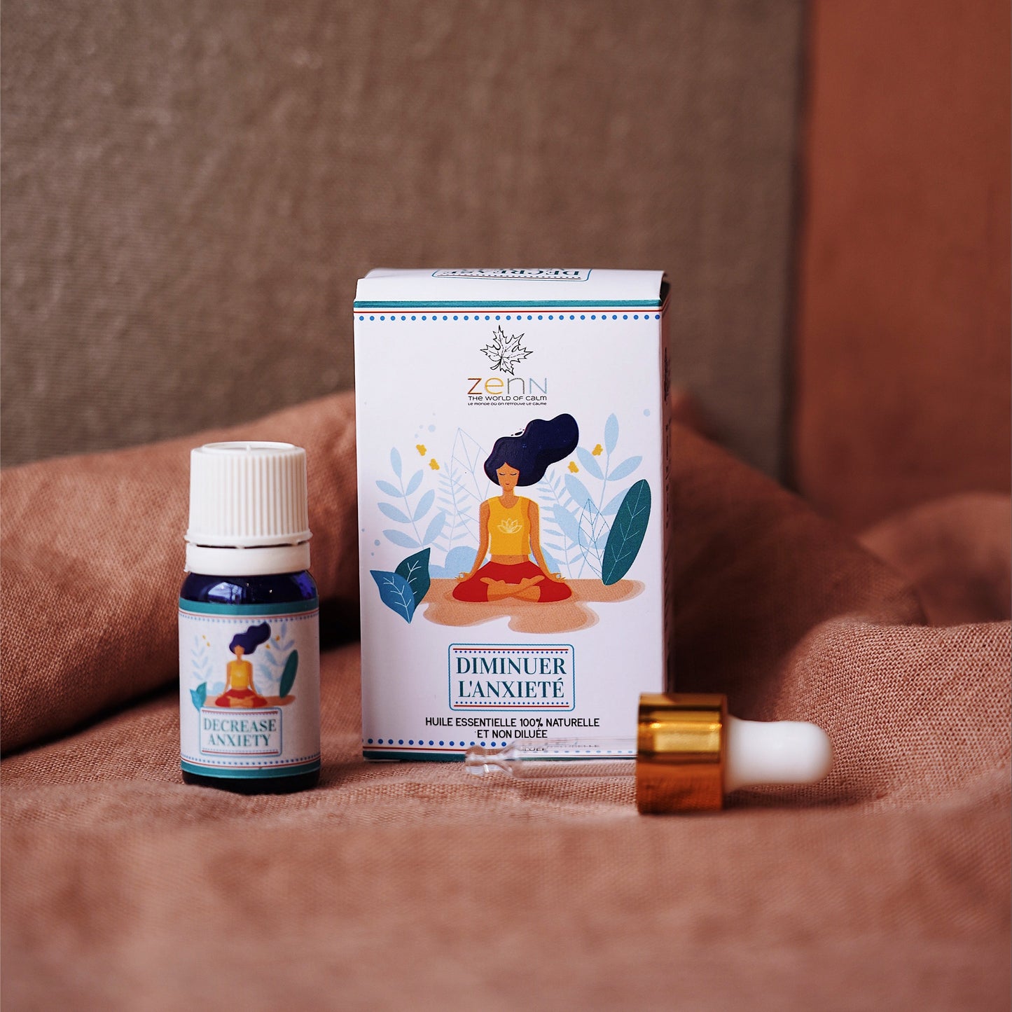 Mélange d'huiles essentielles - Diminuer l'anxiété