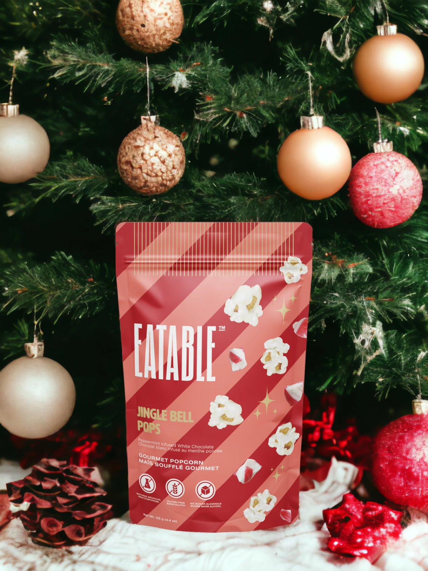 Maïs soufflé - Eatable | Jingle bell pops