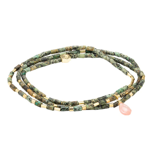 Bracelet/Collier - Turquoise Africaine