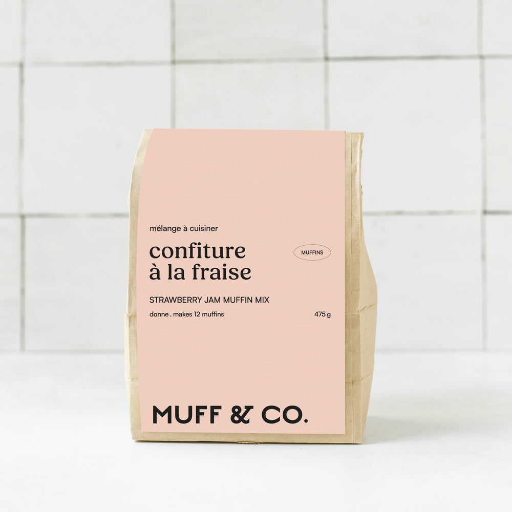 Mélange à muffins - Confiture à la fraise