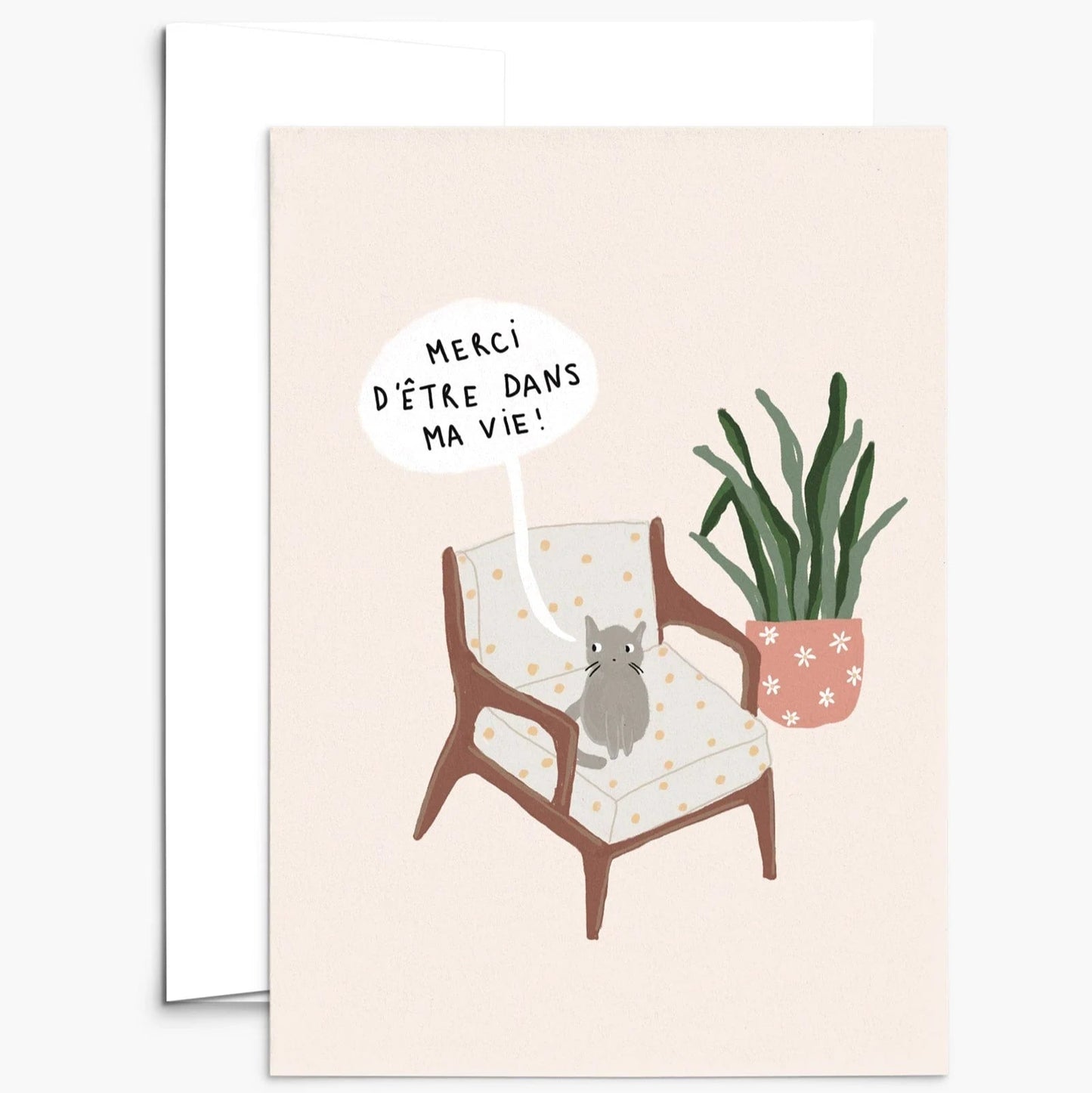 Carte de souhaits - Merci d'être dans ma vie!