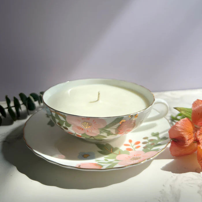 Tasse-Bougie - Dot & Lil | Fleur de Mimosa & Nectarine