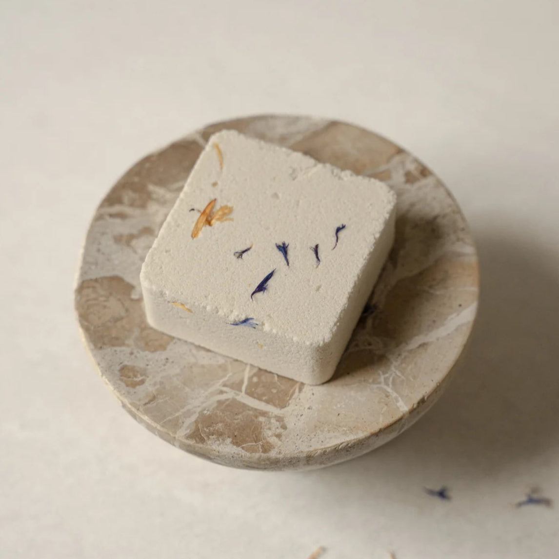 Bombe de bain - Blanc Savonnerie | orange amère + lavande