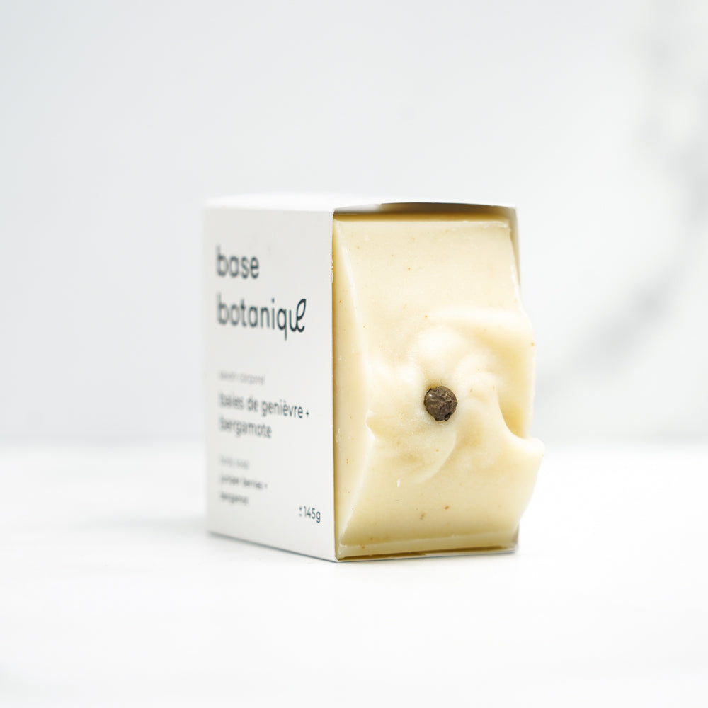 Savon - Base Botanique | baies de genièvre et bergamote
