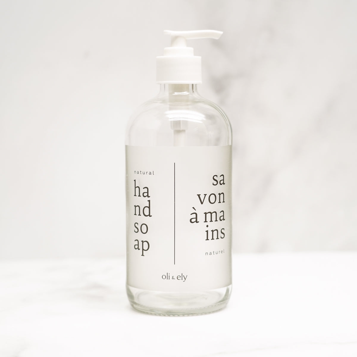 pompe-a-savon-en-verre,oly-et-ely,zero-dechet,pompe,verre,achat-local,ahuntsic,casa-luca,boutique-casa-luca,