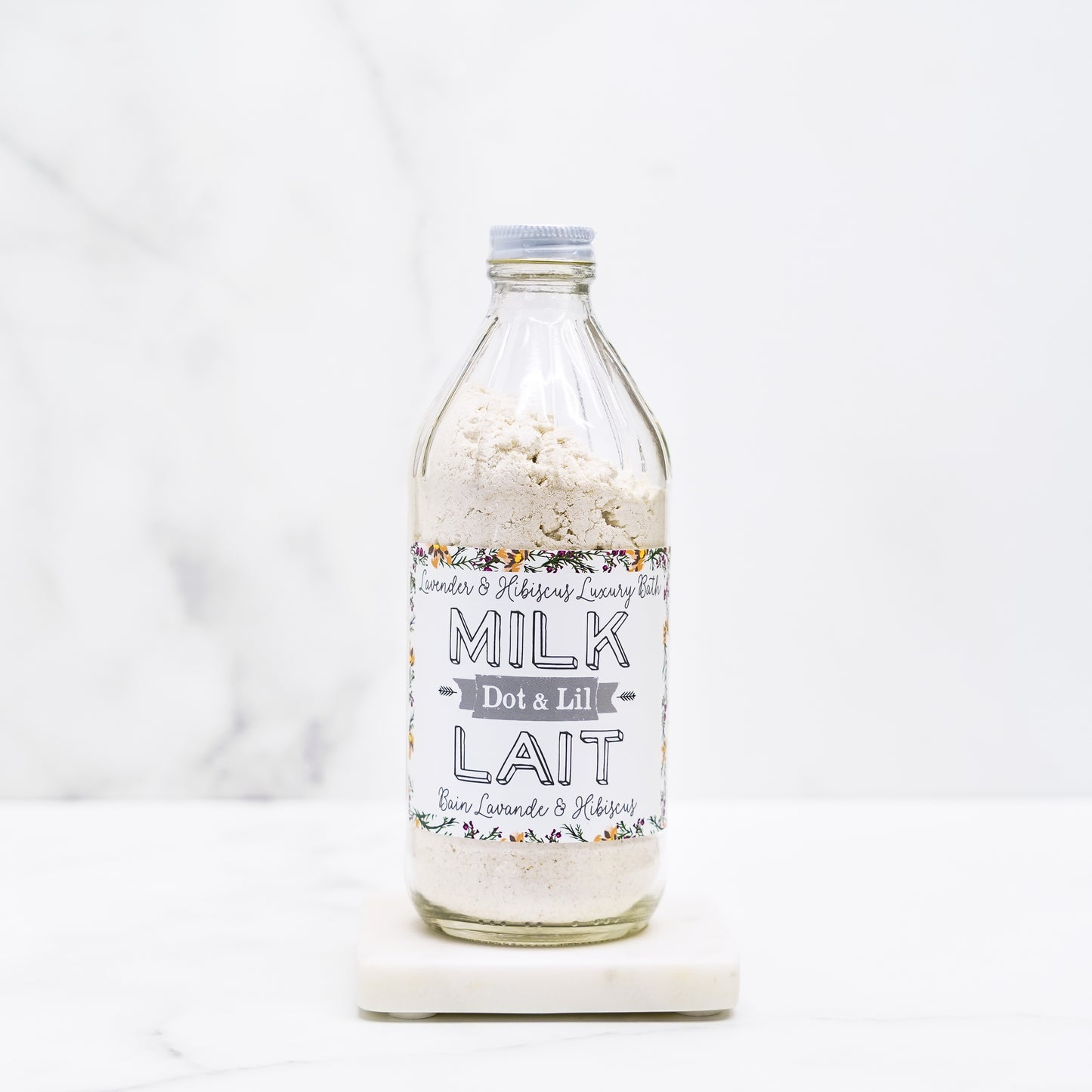 lait,bain,bergamote,dot&lil,dot-et-lil,fait,quebec,fabrique,montreal, boutique,casa-luca,ahuntsic,achat-local,produit-quebecois,idee-cadeau,lait-de-bain,lavande,hibiscus