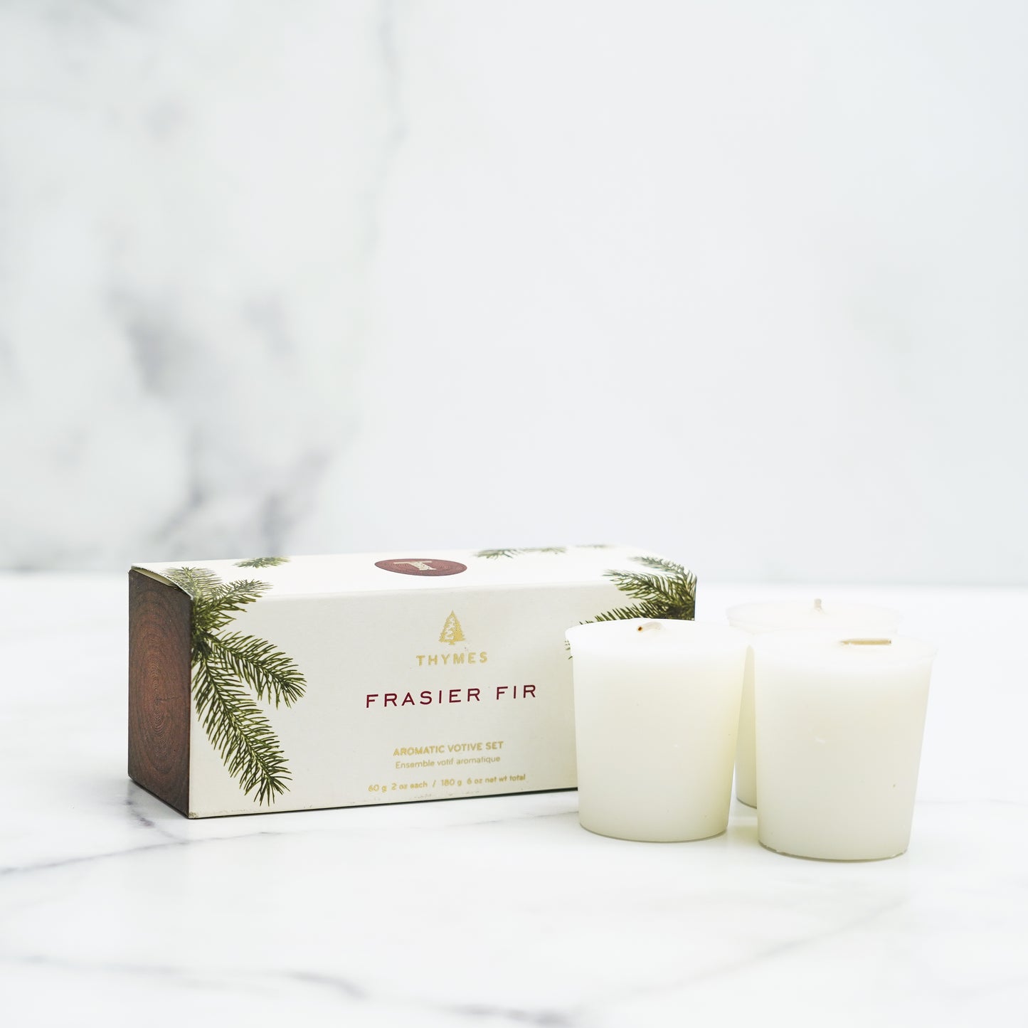 ensemble-de-trois-bougies,votive,bougie,chandelle,thymes,frasier-fir,parfum-des-fetes,arome-de-sapin,frasier-fir,noel,temps-des-fetes,montreal,ahuntsic,casa-luca,boutique-casa-luca