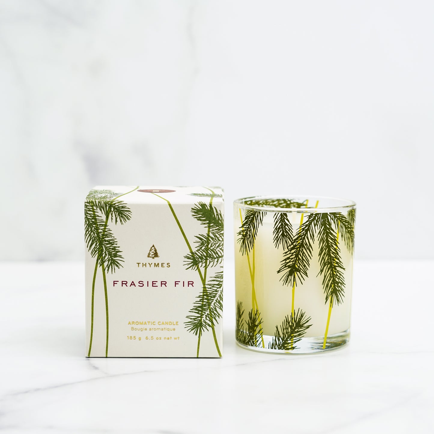 bougie,chandelle,bougie-aromatique,thymes,frasier-fir,parfum-des-fetes,arome-de-sapin,frasier-fir,noel,temps-des-fetes,montreal,ahuntsic,casa-luca,boutique-casa-luca