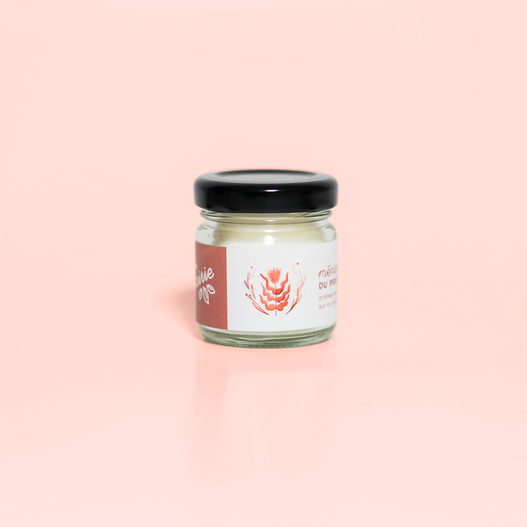 Bougie de soya - Ménage du printemps