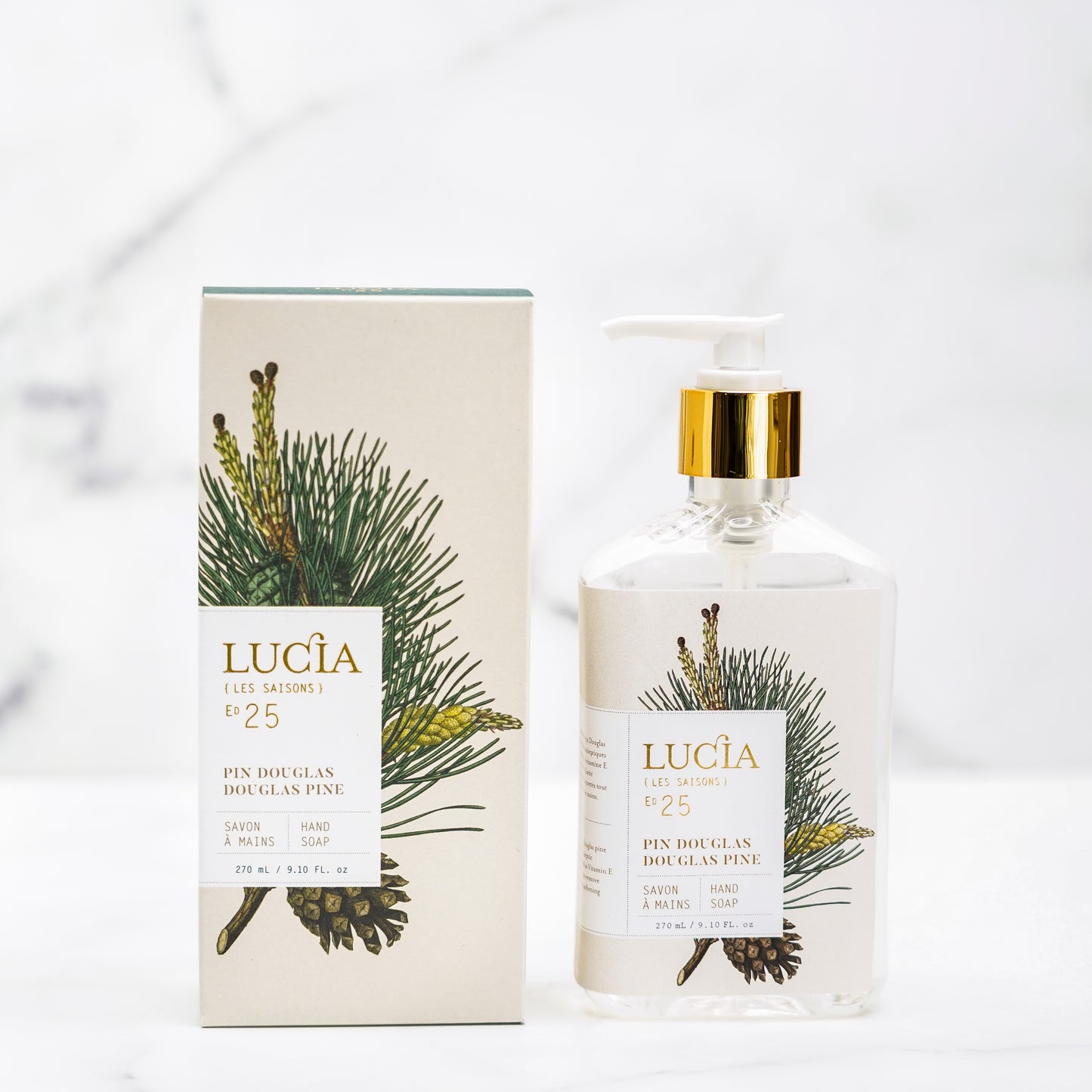 savon,liquide,a-main,lucia,purliving,montreal,fait,quebec,fabrique,pin-douglas,pin,sapin,savon-de-noel,sapin-douglas,boutique-montreal,idee-cadeau-noel,casa-luca