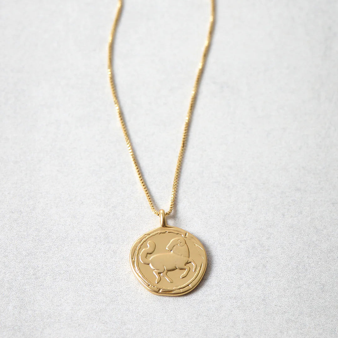 Collier plaqué or - Horoscope Bélier