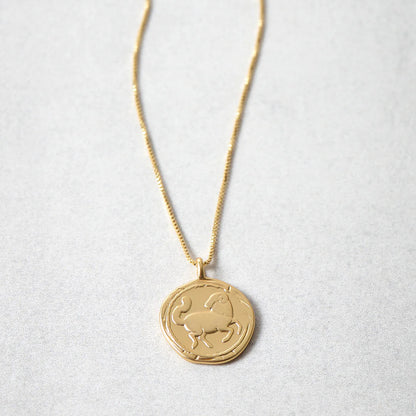 Collier plaqué or - Horoscope Bélier