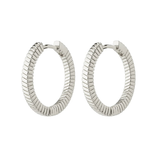 Boucles d'oreilles plaqué argent - Dominique