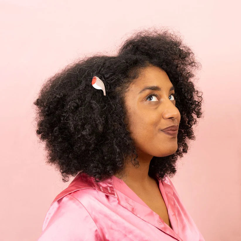 Barrette - Coucou Suzette - rouge-gorge