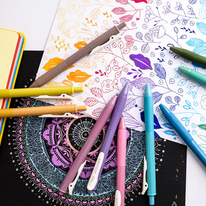 Ensemble de 5 stylos colorés