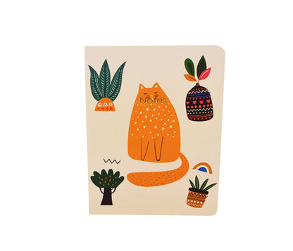 carnet-chat-tropical,organisation,cahier,montreal,boutique, montreal,casa-luca,boutique-casa-luca,papeterie,idee-cadeau,page-lignee, pages-lignees
