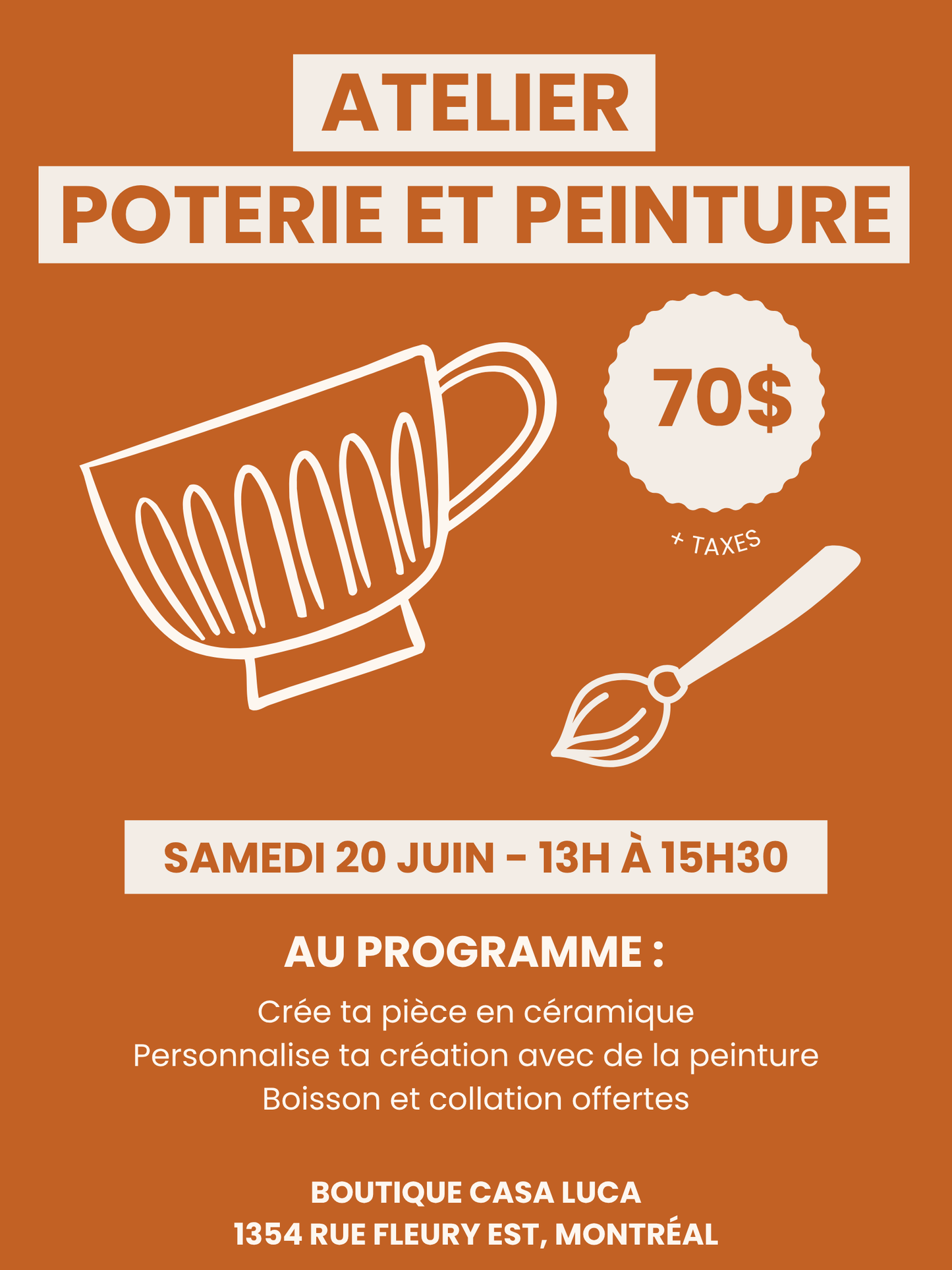 Atelier Poterie & Peinture