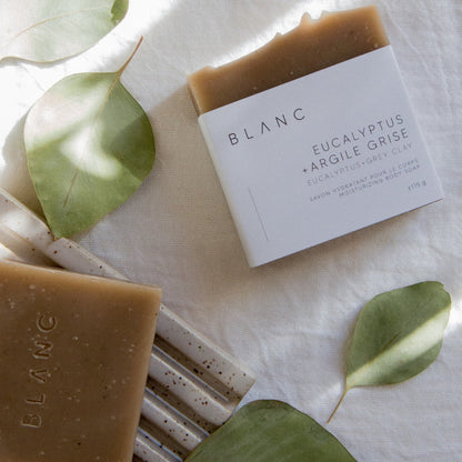 Savon - Blanc Savonnerie | eucalyptus + argile grise