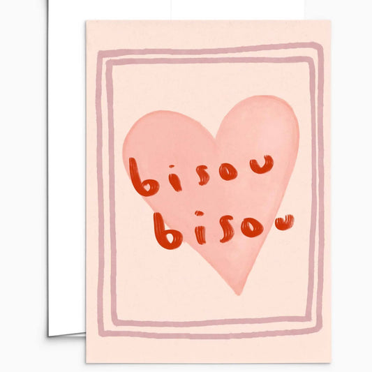 Carte - Bisou bisou