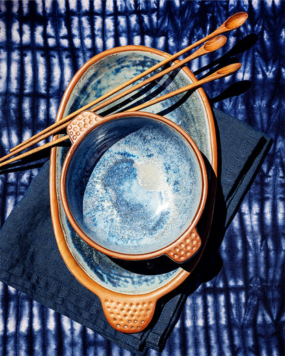 assiette-ovale-bleue,assiette,vaisselle,ceramique,casa-luca,boutique-casa-luca,ahuntsic,montreal,decoration