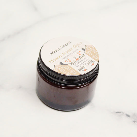 Bougie de soya - Maison de pain d'épice