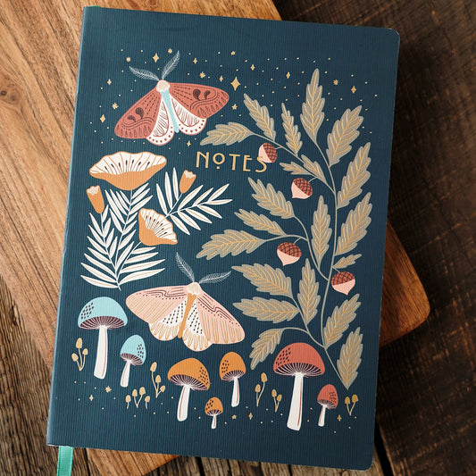 cahier-de-notes-night-mushroom,organisation,planification,montreal,boutique,montreal,casa-luca,boutique-casa-luca,papeterie,idee-cadeau,page-lignee,pages-lignees,fringe