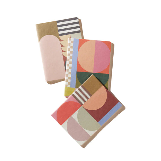 ensemble-de-3-cahiers-geometrique,carnet-note,papeterie,ahuntsic,casa-luca,boutique-casa-luca