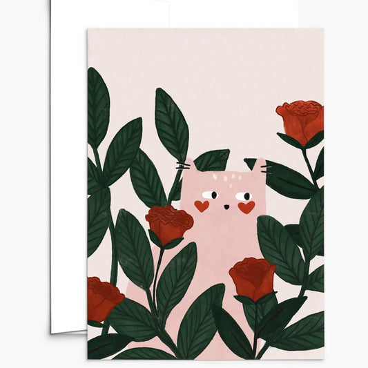 Carte - Chat Lovey Dovey
