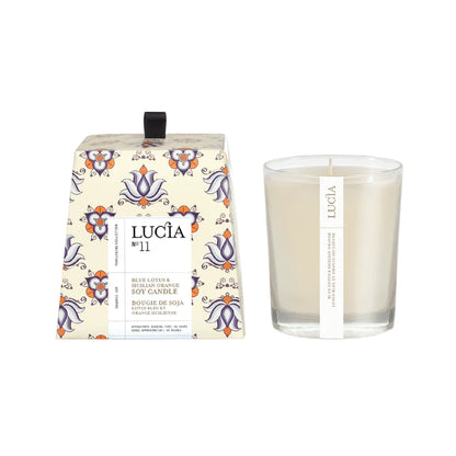 bougie-de-soya-lucia-no-11-lotus-bleu-et-orange-sicilienne,chandelle,bougie,ambiance,lucia,montreal,casaluca,casa-luca,boutique-casa-luca,ahuntsic,montreal,produit-quebecois,achat-local,