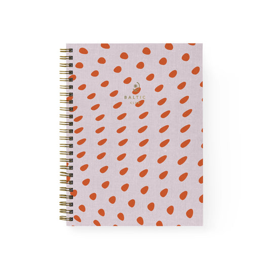 Carnet à spirales - Fraise
