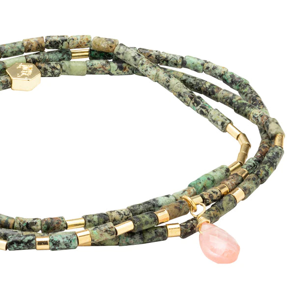 Bracelet/Collier - Turquoise Africaine