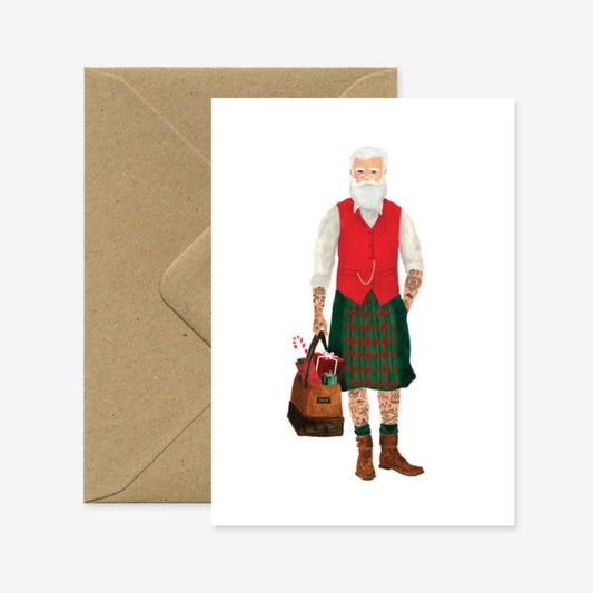 carte-de-souhait-le-pere-noel-est-un-hipster,carte-de-souhait,fetes,noel,celebration,,montreal,ahuntsic,casa-luca,boutique-casa-luca,casaluca