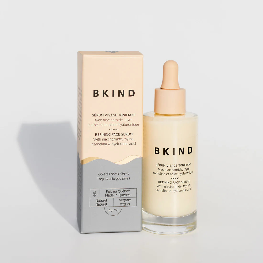 Sérum visage tonifiant avec Niacinamide et eau d'Hamamélis