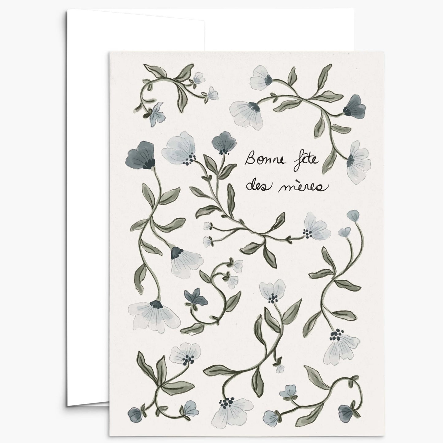 Carte - Fleur bleue