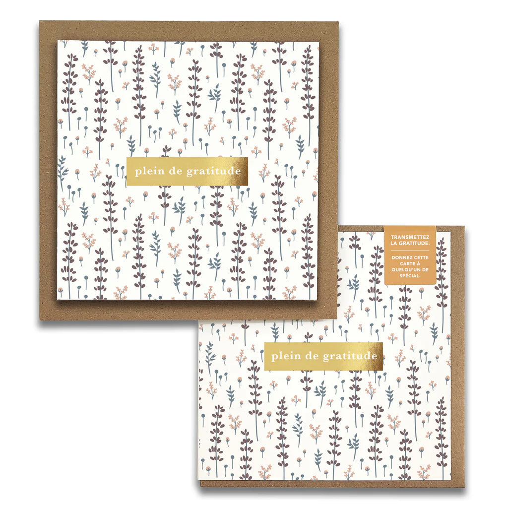 Cartes de gratitude