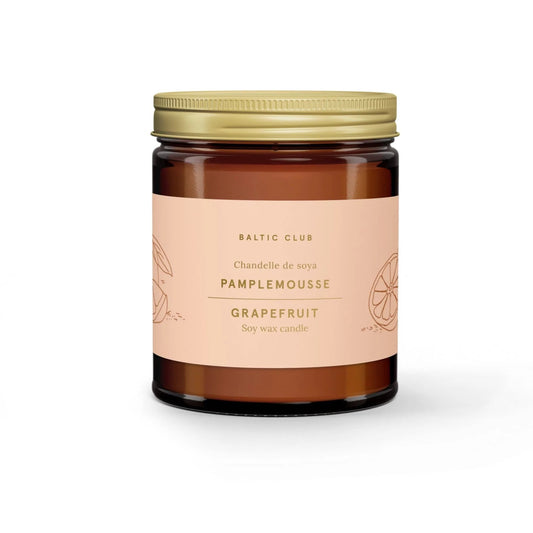 Bougie de soya - Baltic Club | Pamplemousse