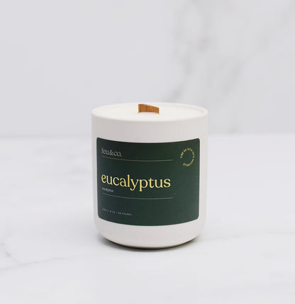 Bougie de soya - Feu & Co | eucalyptus