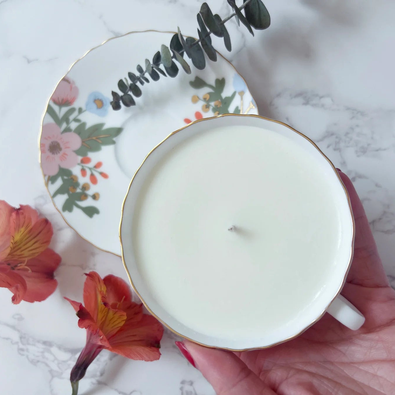 Tasse-Bougie - Dot & Lil | Fleur de Mimosa & Nectarine