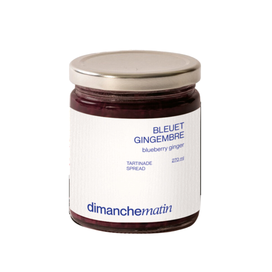 Tartinade - bleuet et gingembre