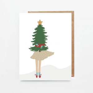 carte-de-noel-japporte-le-sapin,carte-de-souhait,noel,glendacast,glenda-cast,artiste-local,carte-noel,achat-local,montreal,ahuntsic,noel