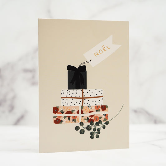 Carte de Noël - Cadeaux