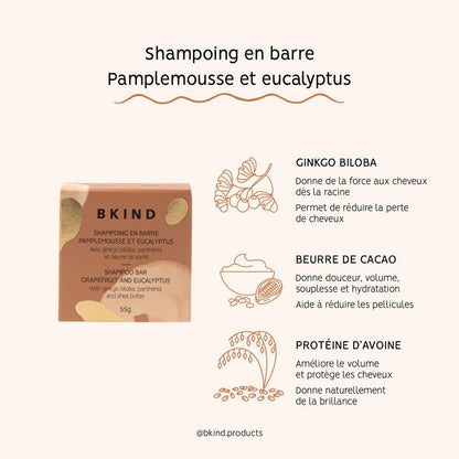 shampoing-en-barre-bkind-hydration-et-souplesse,bkind,montreal,casa-luca,boutique-casa-luca,casaluca,ahuntsic,fait-au-quebec,soins-pour-le-corps,vegan,vegetalien, shampoing,shampoing-en-barre