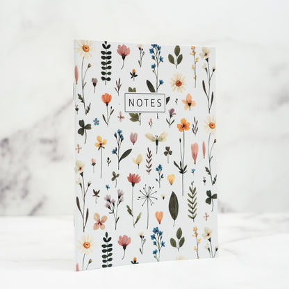 Carnet de notes - Fleurs pressées