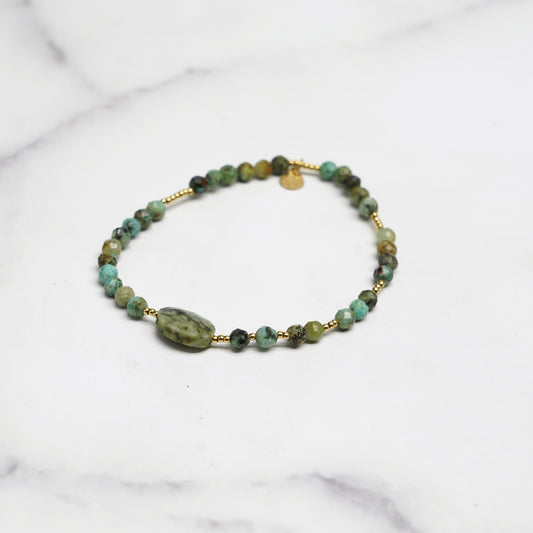 Bracelet - turquoise africaine