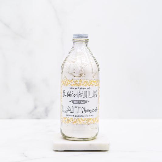 lait,bain,the-blanc-et-gingembre,dot&lil,dot-et-lil,fait,quebec,fabrique,montreal, boutique,casa-luca,ahuntsic,achat-local,produit-quebecois,idee-cadeau,lait-de-bain