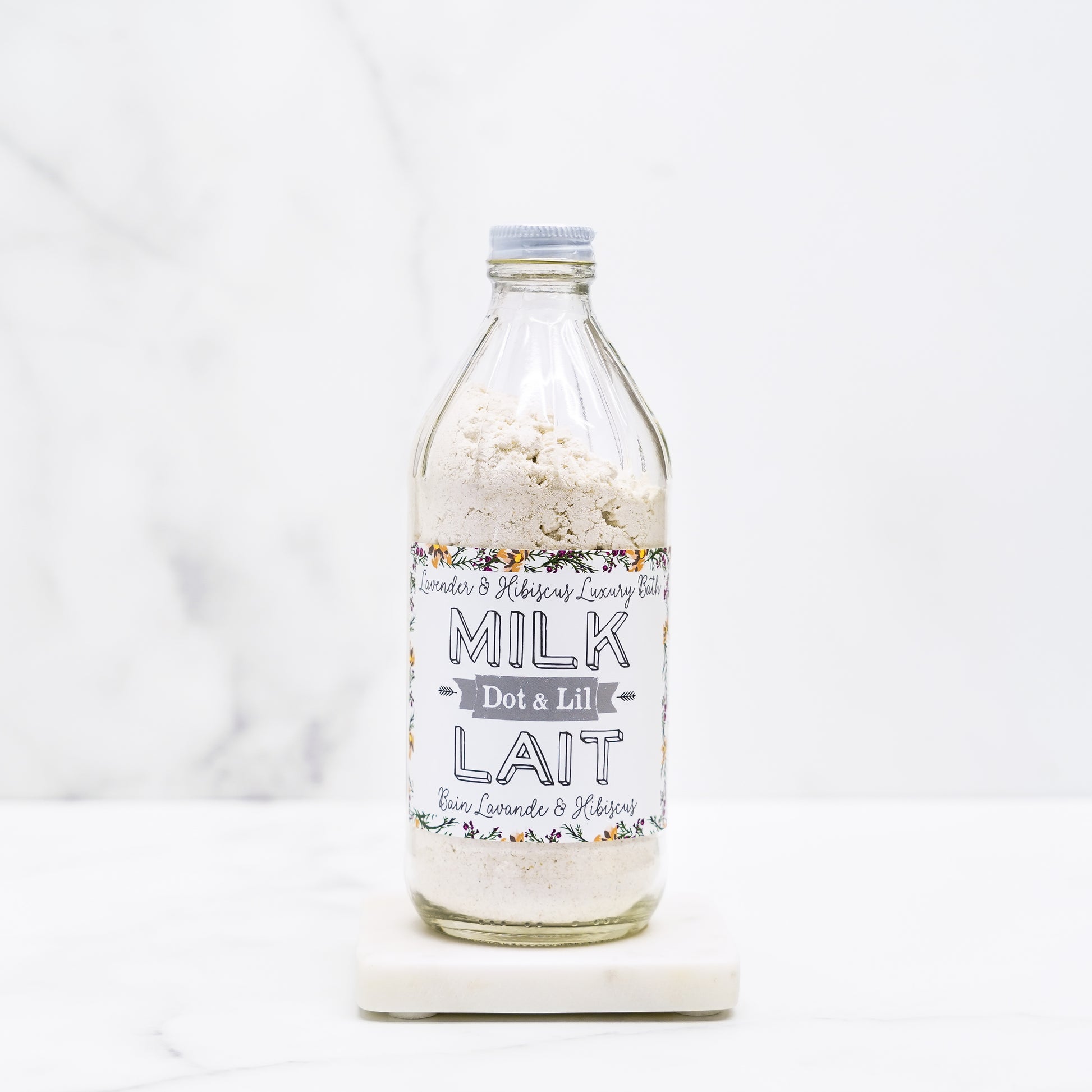 lait,bain,bergamote,dot&lil,dot-et-lil,fait,quebec,fabrique,montreal, boutique,casa-luca,ahuntsic,achat-local,produit-quebecois,idee-cadeau,lait-de-bain,lavande,hibiscus